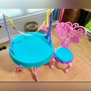 fancy nancy friends bistro set table & chair doll furniture toys